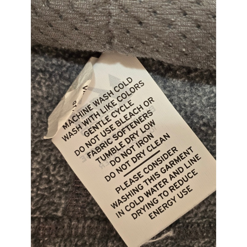 REI Co-op Womens Large Gray Full Zip Fleece Jacket Mock Neck Outdoor Hiking L - Picture 7 of 8